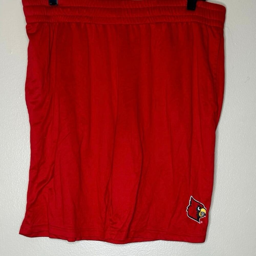 Louisville Cardinals red athletic shorts captivating apparel Size XL